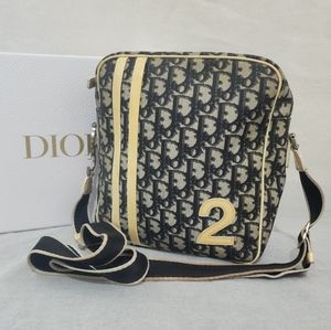 Auth Dior Trotter Crossbody Bag and dustbag